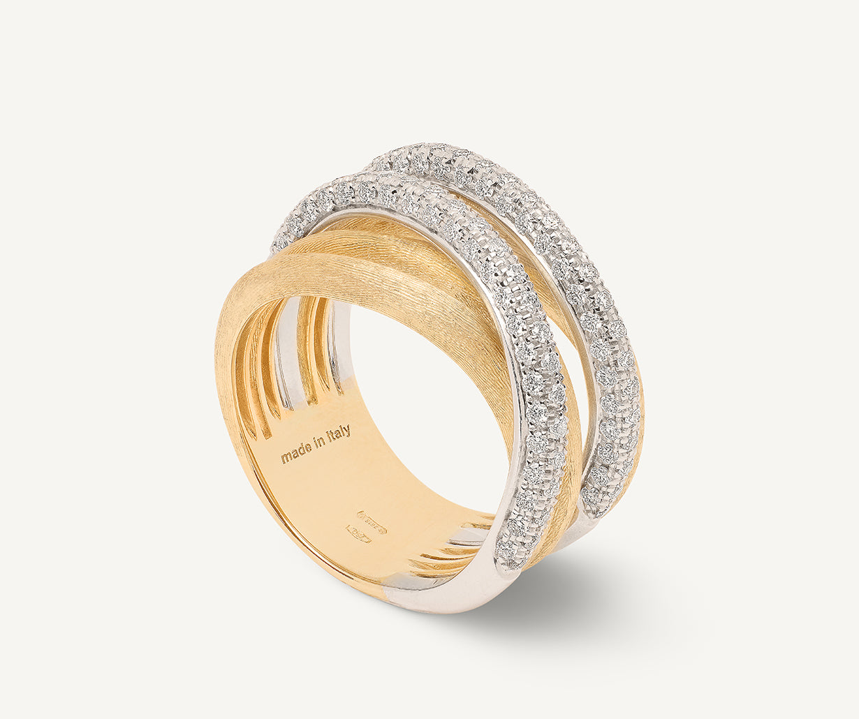 ぽんきち　 MARCO 18kt yellow gold 5-strand diamond ring – Marco Bicego