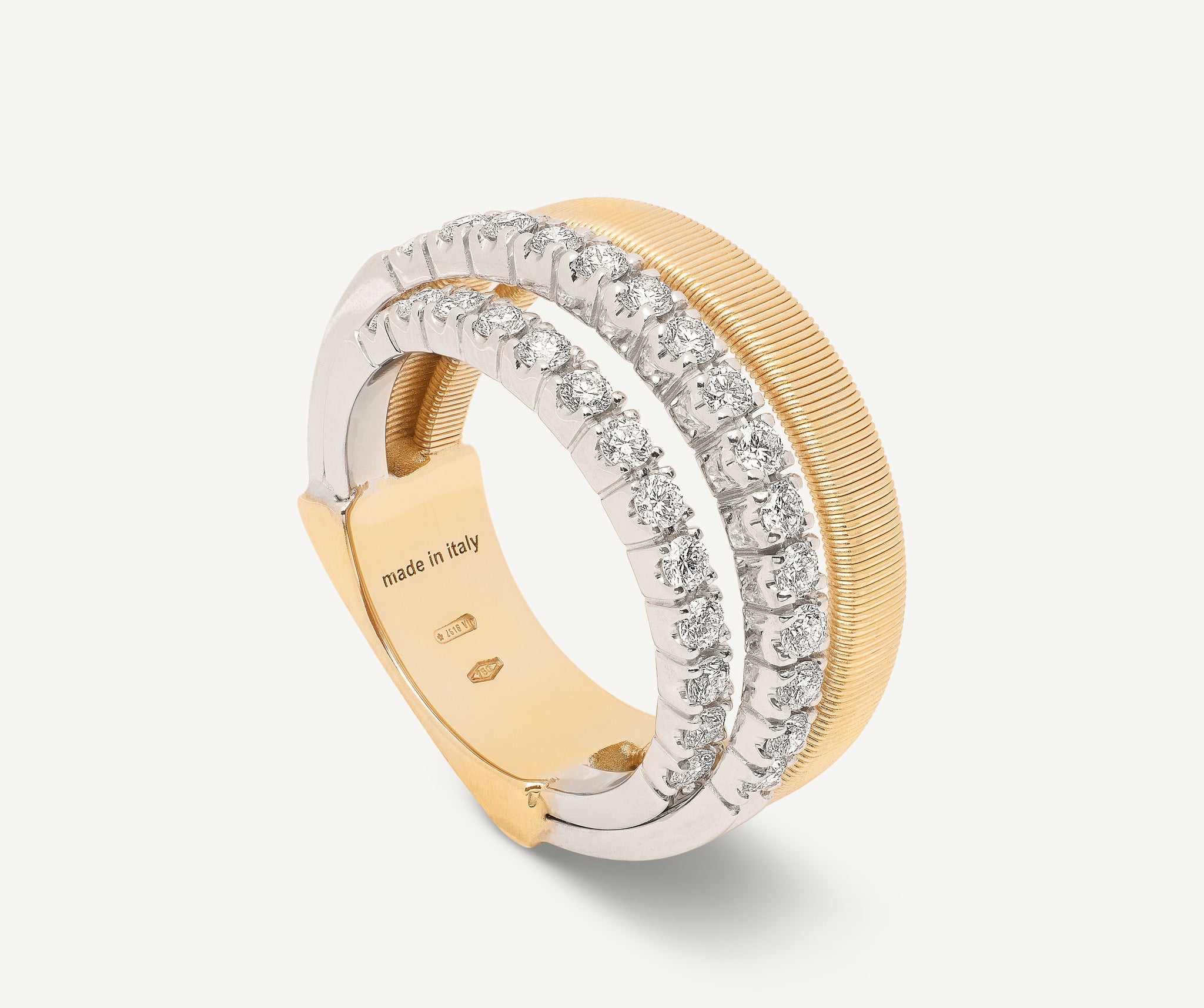 10号 大粒 シトリン リング・指輪 K18ゴールド 18金 6.1g
