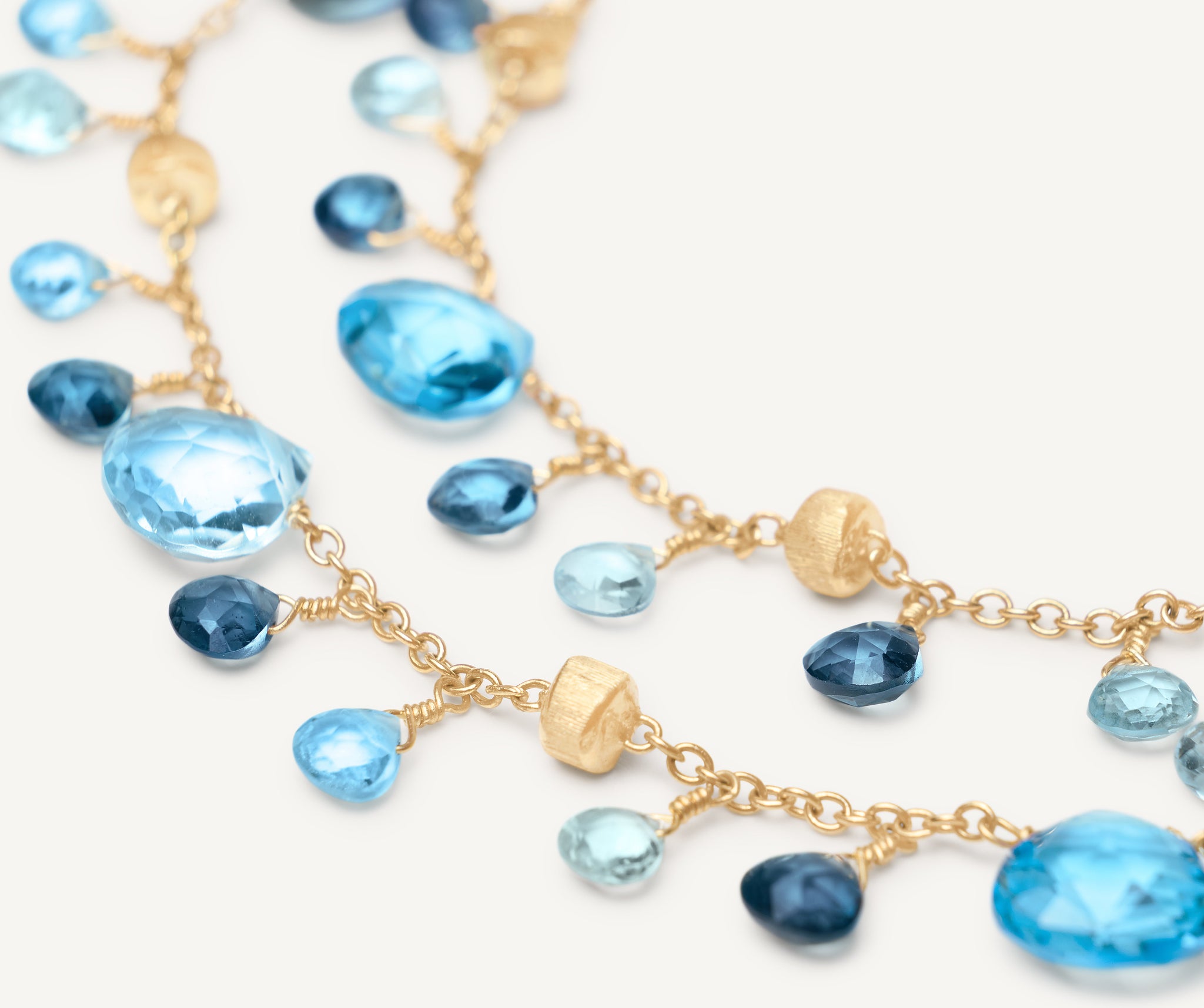 18K Yellow Gold Mixed Topaz Double-Strand Bracelet – Marco Bicego