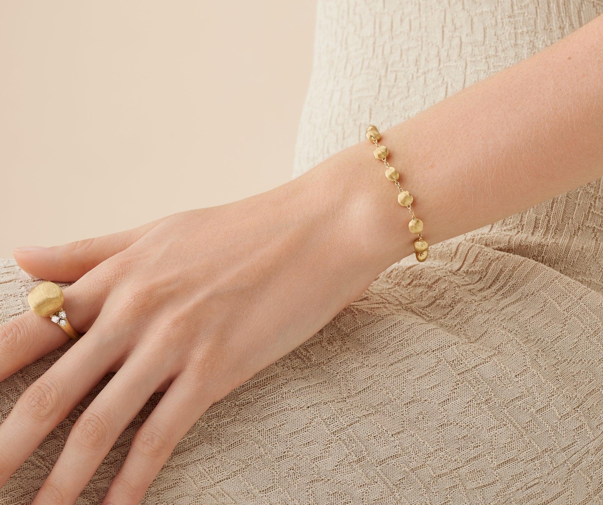 18K Yellow Gold Bead Bracelet – Marco Bicego