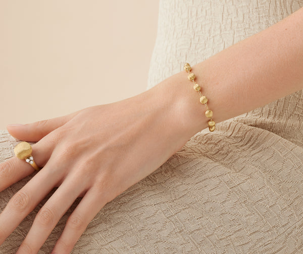 Gold Ball Bead Bracelet