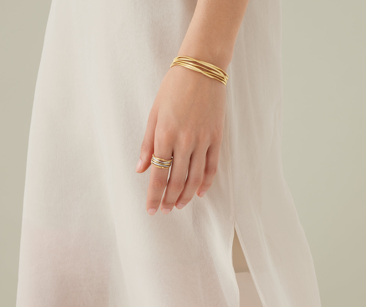 マダラニンゲン BRACELET ブレスレット ゴールド 18k gold マダラ