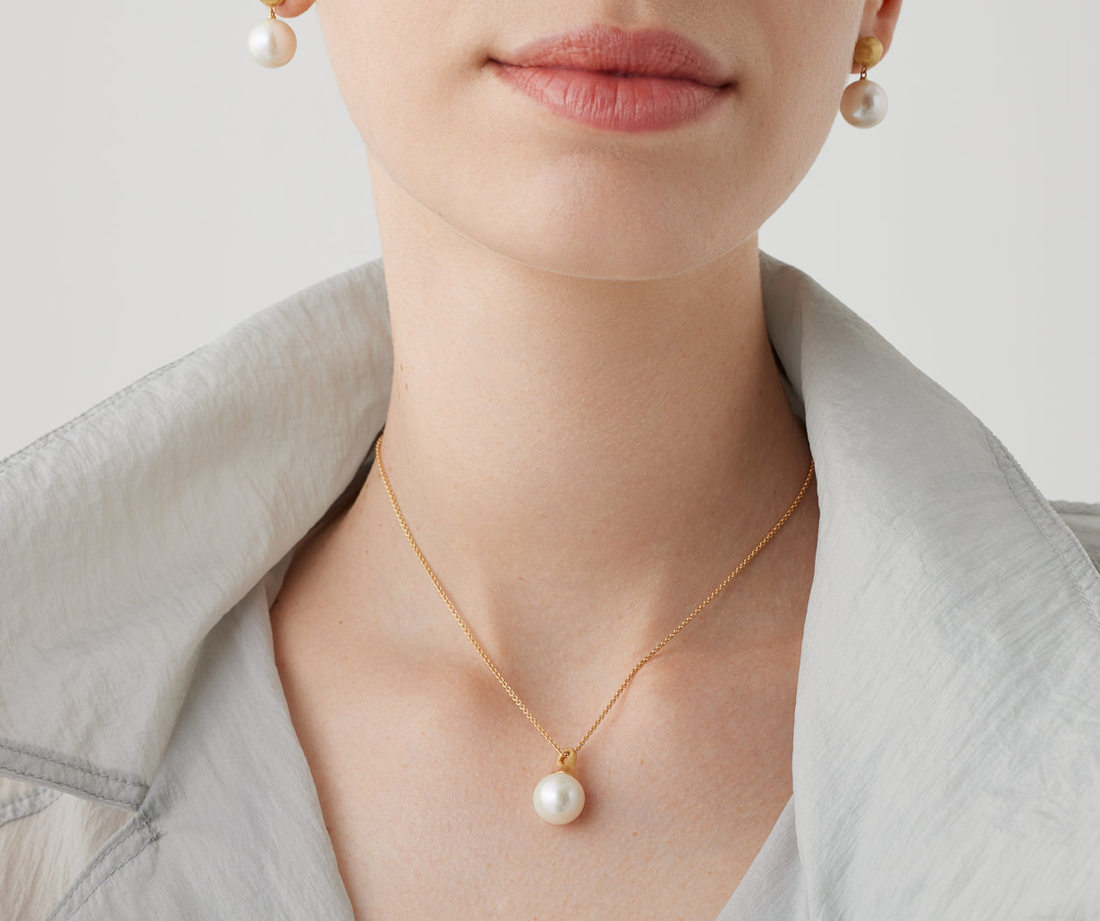 Mixed gemstone 18kt yellow gold long necklace – Marco Bicego