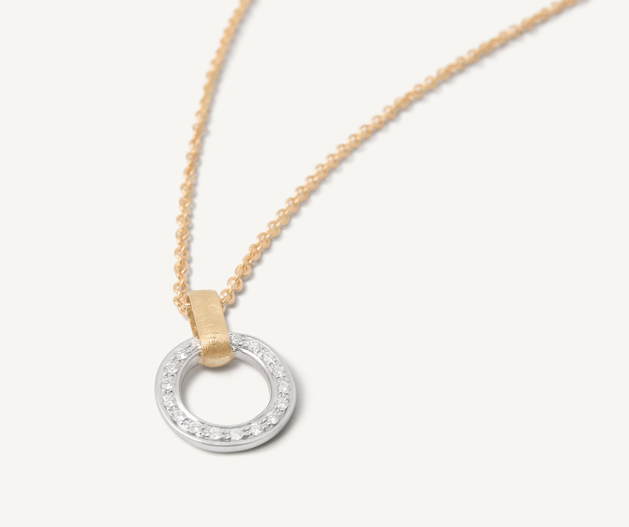 18kt yellow gold oval link necklace – Marco Bicego