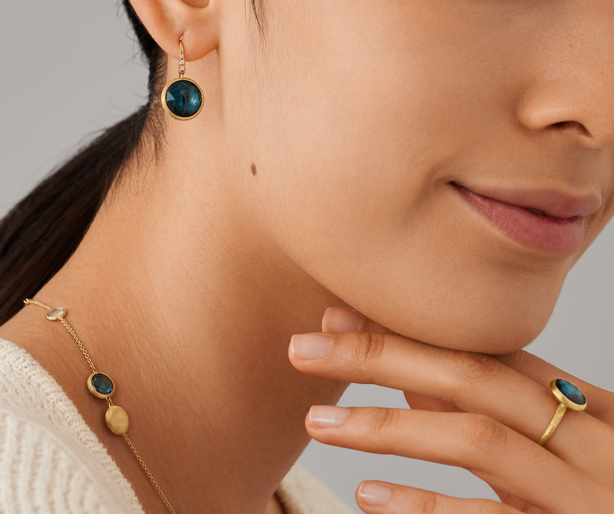 Marco Bicego ジャイプール ピアス マルコビチェゴ ジャイプール ドロップイヤリング