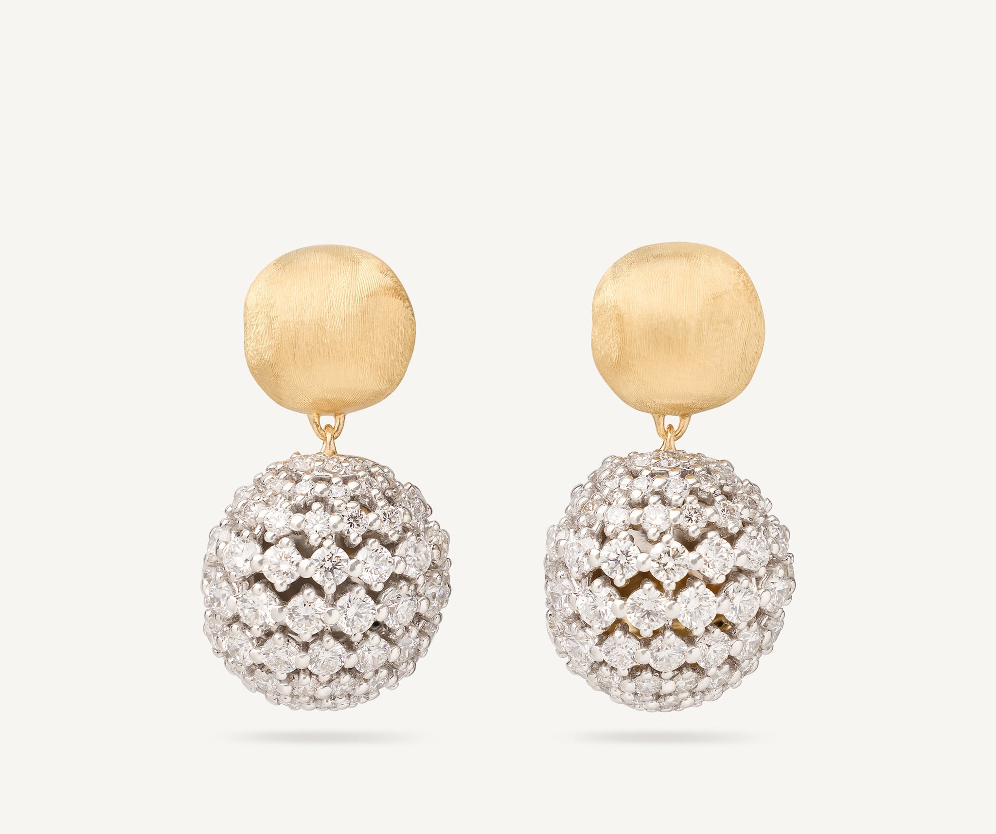 SILVEGO Orecchini Donna In Oro Giallo 14K (585) - Design A Onde Con Zirconia Cubica - Eleganti E Lucenti - 4