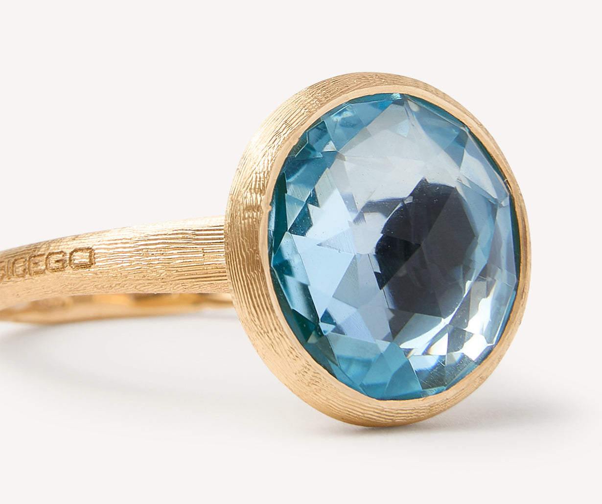 Bague En Argent 925 Avec Topaze Bleue Naturelle - Taille Ajustable? - Neuf Avec étiquettes