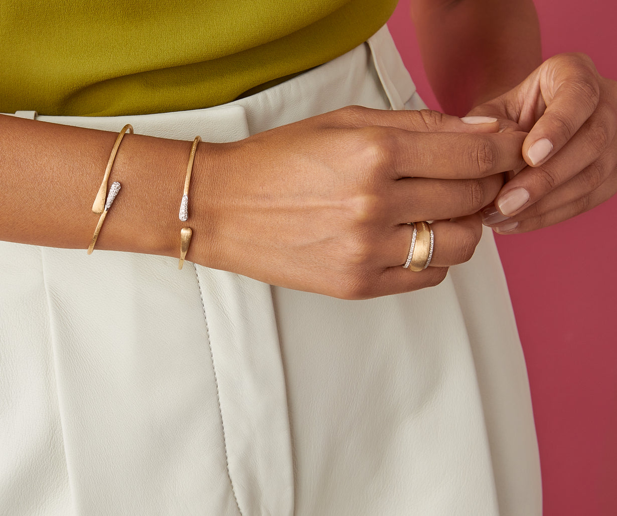 Bypass diamond bangle – Marco Bicego