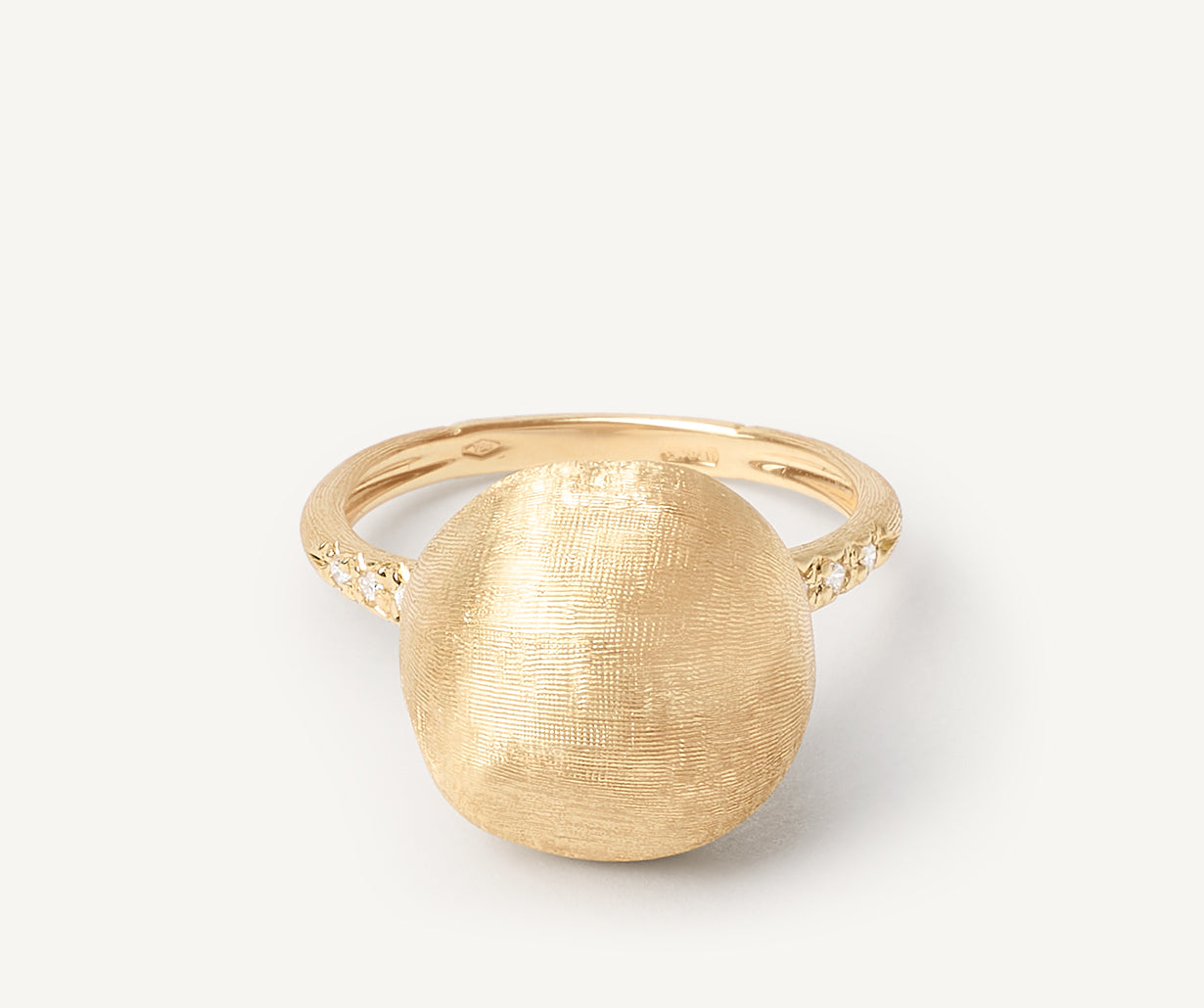 18kt yellow gold and diamond ring – Marco Bicego