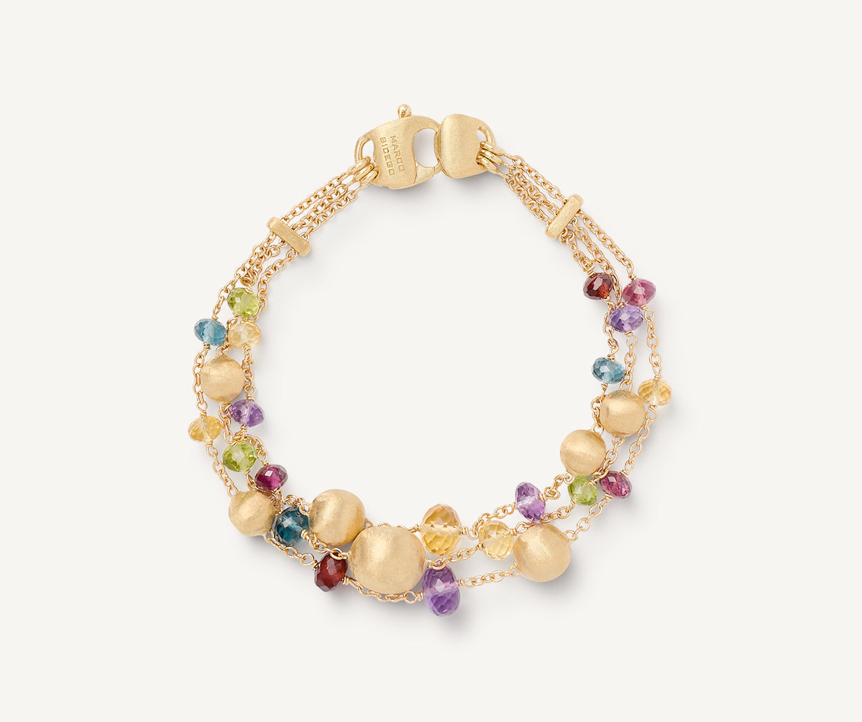 MARCO BICEGO カラーストーン ロングネックレス Mixed gemstone 18kt yellow gold long necklace – Marco Bicego