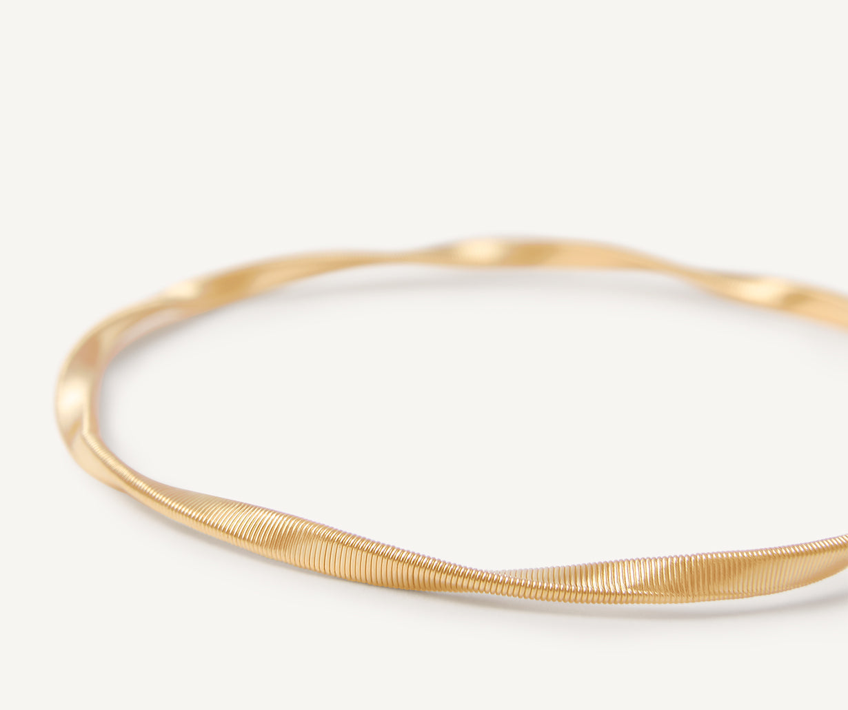 サスクワッチファブリクス MAREBITO LEAF BANGLE GOLD Yellow gold bangle, Supreme – Marco Bicego