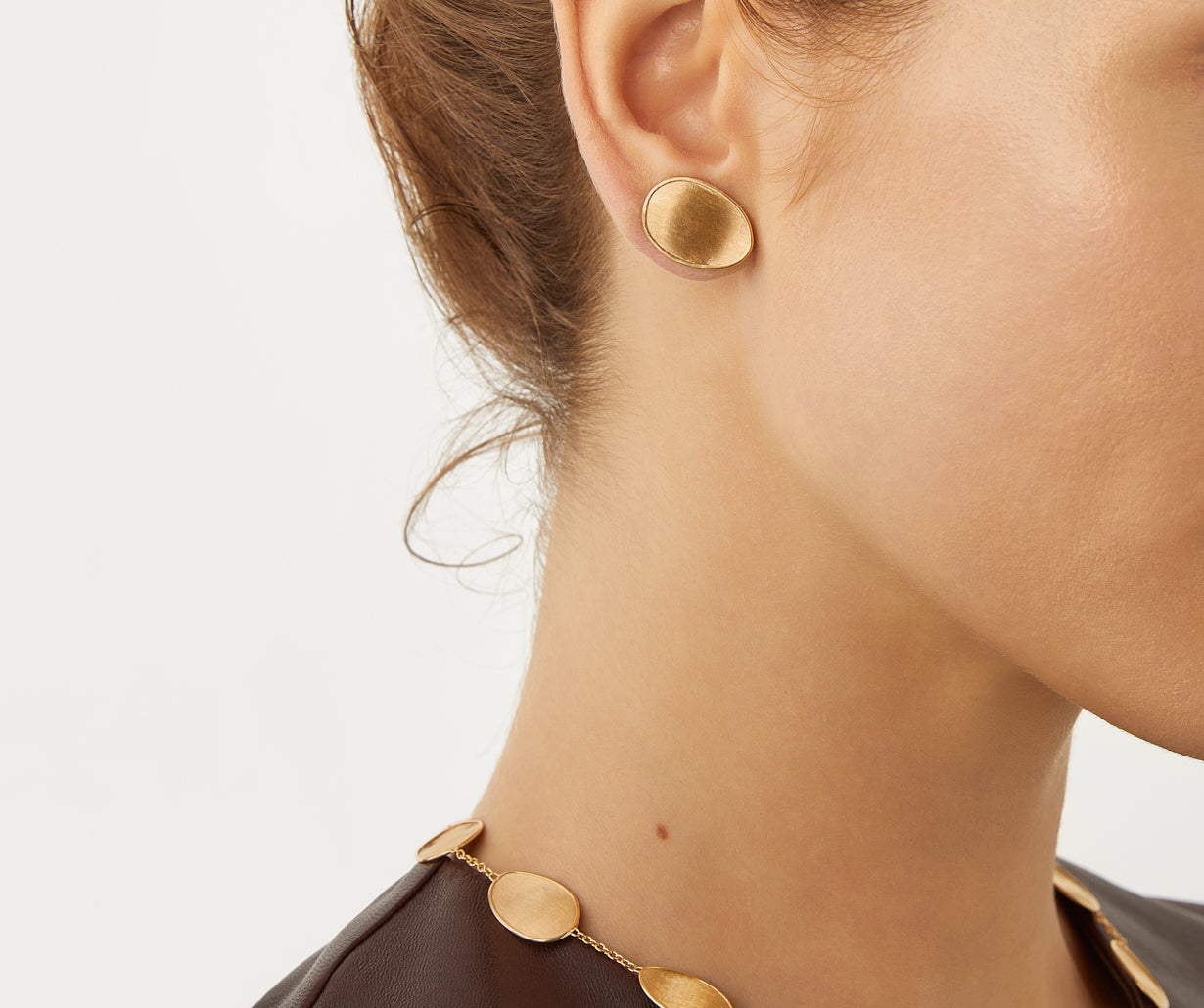 Gold stud earrings, small – Marco Bicego
