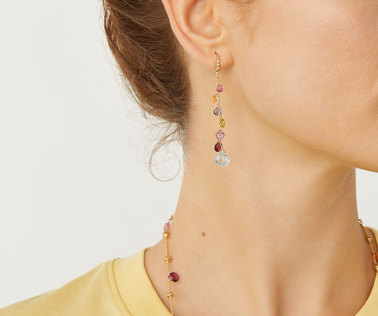 ぽんきち　 MARCO Multicoloured topaz earrings – Marco Bicego